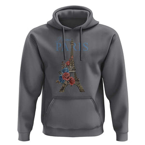Je T'aime I Love Eiffel Paris French France Travel Hoodie TS09 Charcoal Print Your Wear