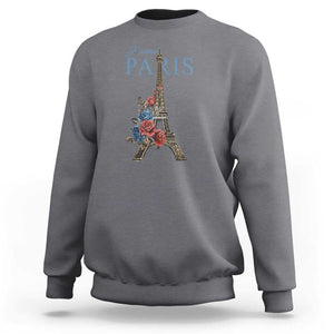 Je T'aime I Love Eiffel Paris French France Travel Sweatshirt TS09 Charcoal Print Your Wear