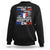 Pride Of An American Heart Of A French Sweatshirt TS09 Black Print Your Wear