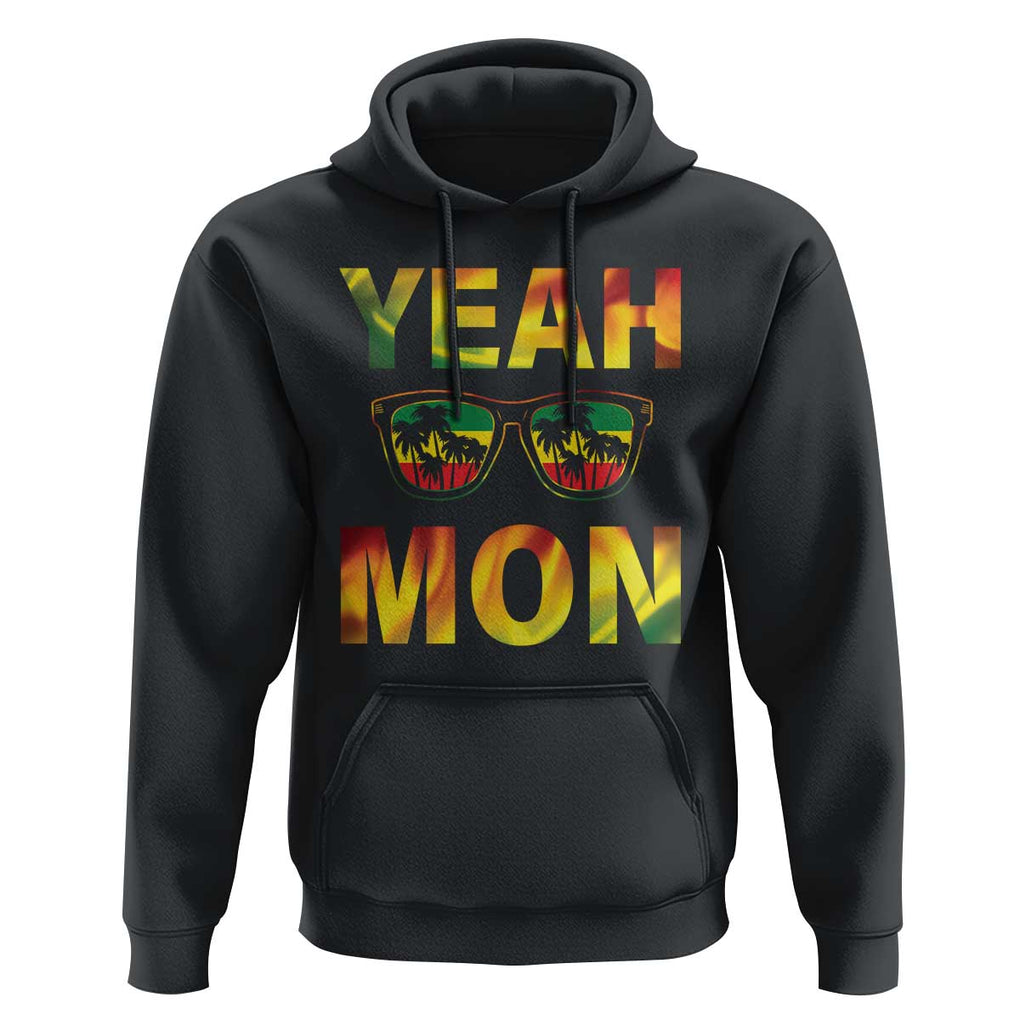 Funny Yeah Mon Jamaican Jamaica Reggae Hoodie TS09 Black Print Your Wear