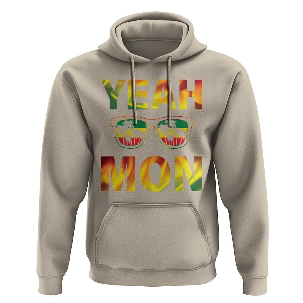 Funny Yeah Mon Jamaican Jamaica Reggae Hoodie TS09 Sand Print Your Wear