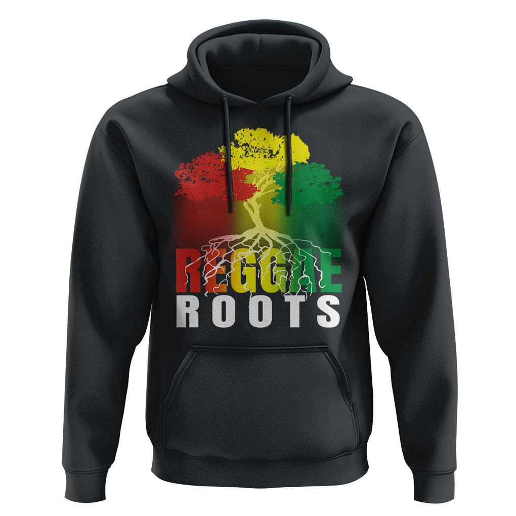 Reggae Roots Rasta Jamaican Music Hoodie TS09 Black Print Your Wear