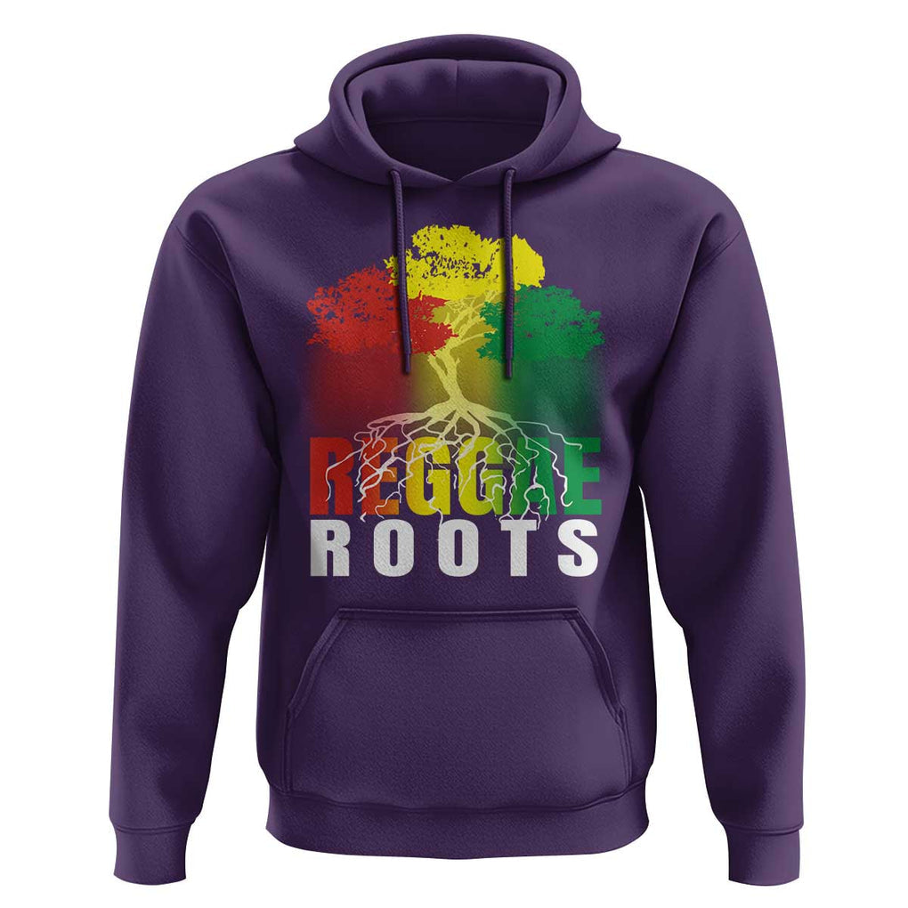 Reggae Roots Rasta Jamaican Music Hoodie TS09 Purple Print Your Wear