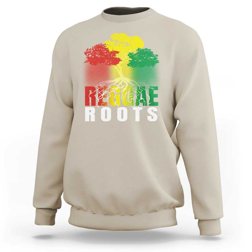 Reggae Roots Rasta Jamaican Music Sweatshirt TS09 Sand Print Your Wear