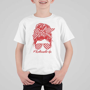 Redhead Life T Shirt For Kid Natural Red Hair Messy Bun Girl TS09 White Print Your Wear