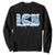 Couple Matching Fire And Ice Sweatshirt Typographic Ice TS09 Black Print Your Wear