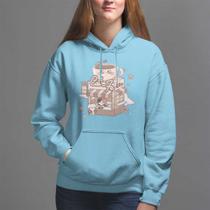 Cat Lover Hoodie CatFe Anime Kitty Coffee Shop TS09 Sky Print Your Wear