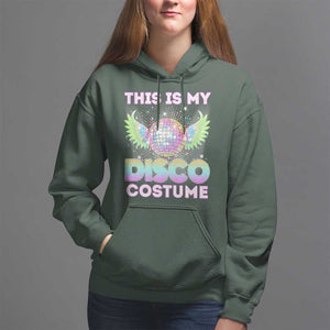 Disco Lover Hoodie Dance Party 70s 80s TS09 Dark Forest Green Print Your Wear