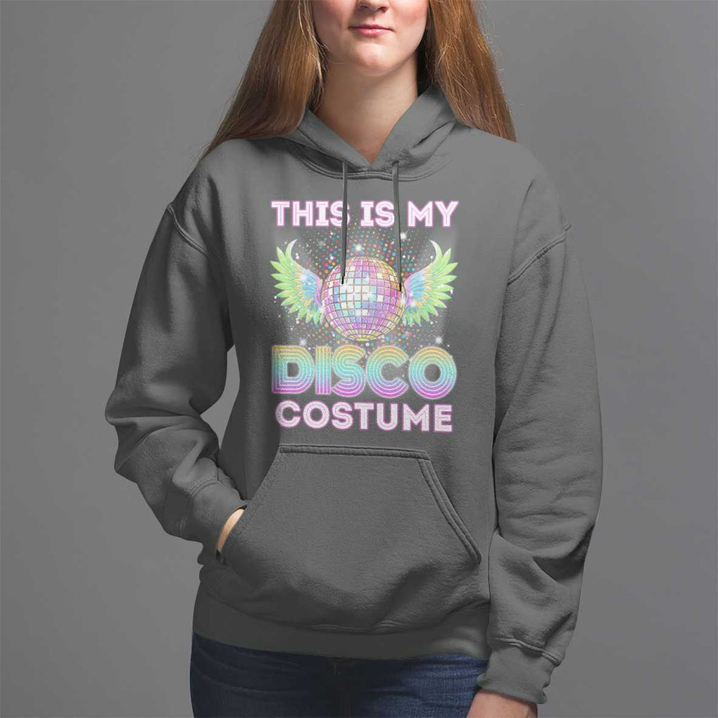 Disco Lover Hoodie Dance Party 70s 80s TS09 Dark Heather Print Your Wear