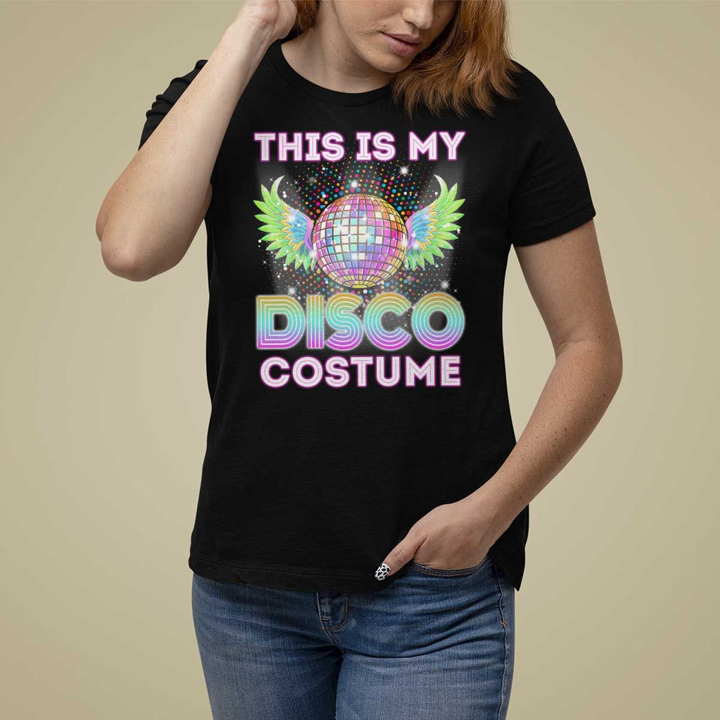 Disco Lover T Shirt For Women Dance Party 70s 80s TS09 Black Print Your Wear