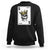 Poker Sweatshirt Couple Matching - 1/2 Card King Skull TS09 Black Print Your Wear