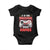 Valentine's Day Baby Onesie V Is For Video Games Funny Gamer Anti Romantic TS09 Black Print Your Wear
