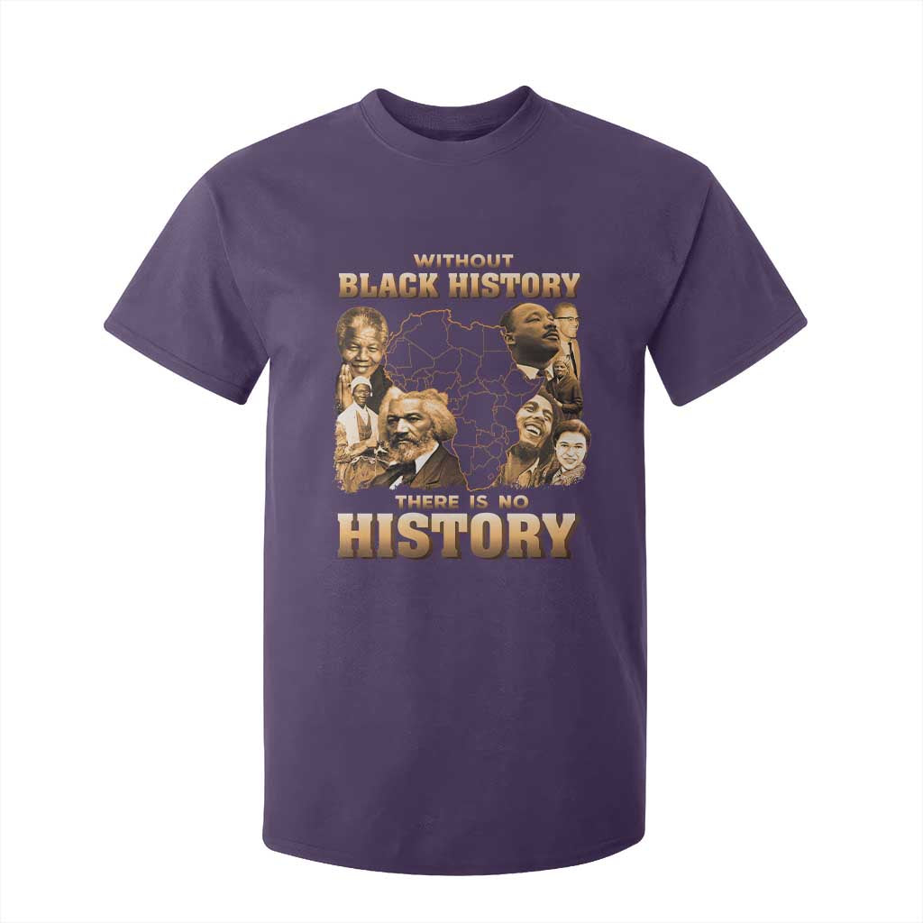 African Pride T Shirt For Kid Without Black History There Is No History TS09 Purple Print Your Wear