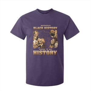 African Pride T Shirt For Kid Without Black History There Is No History TS09 Purple Print Your Wear