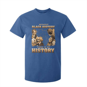 African Pride T Shirt For Kid Without Black History There Is No History TS09 Royal Blue Print Your Wear
