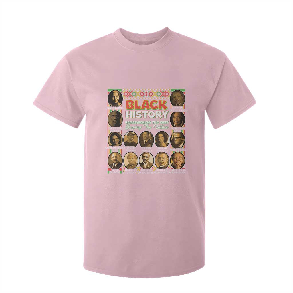Black History T Shirt For Kid Remembering The Past Shaping The Future TS09 Light Pink Print Your Wear