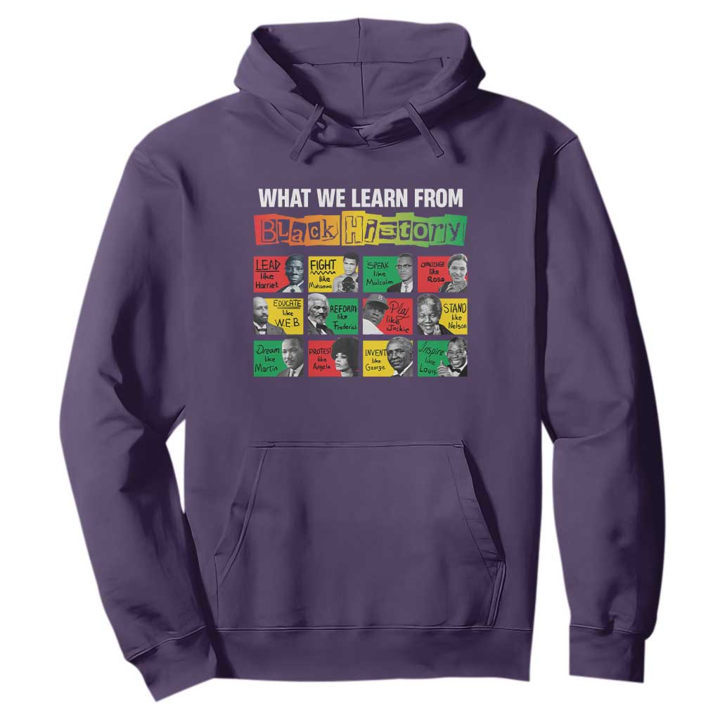 What We Learn From Black History Hoodie TS09 Purple Print Your Wear