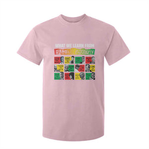 What We Learn From Black History T Shirt For Kid TS09 Light Pink Print Your Wear