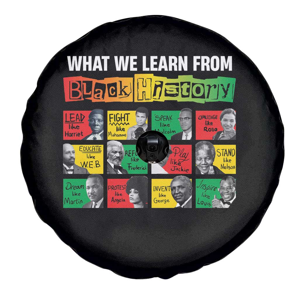 What We Learn From Black History Spare Tire Cover TS09 Print Your Wear