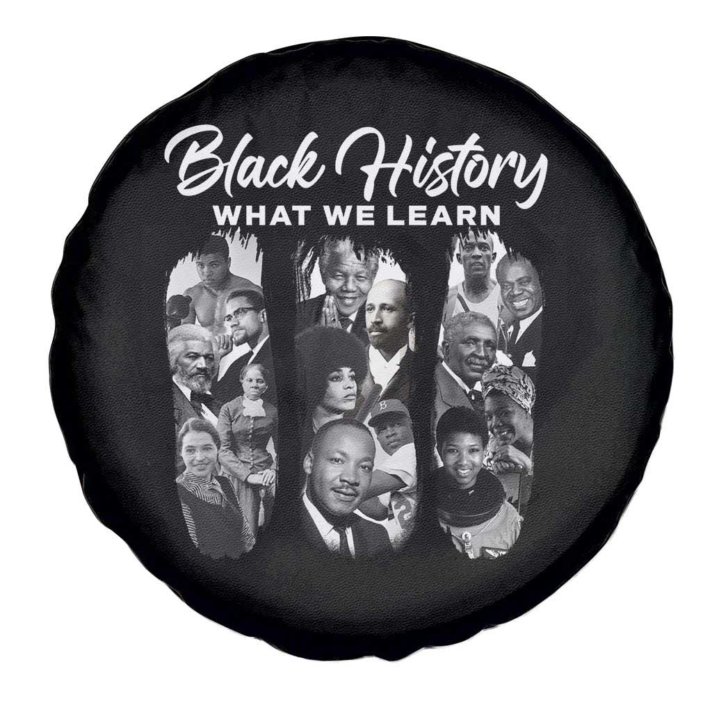 What We Learn From Black History Spare Tire Cover Martin Malcolm Harriet Angela Rosa Frederick TS09 Print Your Wear
