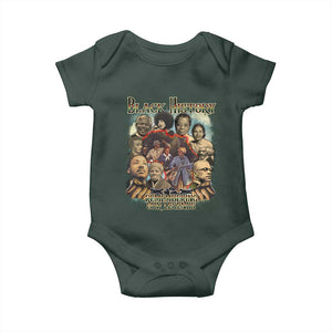 Black History Baby Onesie Remembering Our Legends Martin Malcolm Harriet Rosa Frederick TS09 Print Your Wear