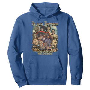 Black History Hoodie Remembering Our Legends Martin Malcolm Harriet Rosa Frederick TS09 Royal Blue Print Your Wear