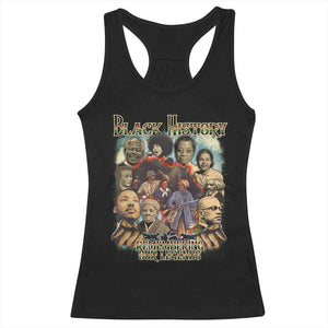 Black History Racerback Tank Top Remembering Our Legends Martin Malcolm Harriet Rosa Frederick TS09 Black Print Your Wear