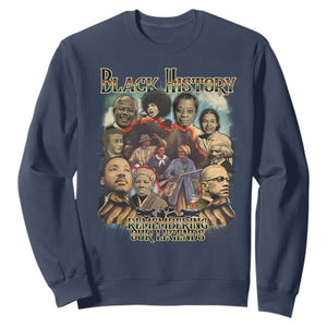 Black History Sweatshirt Remembering Our Legends Martin Malcolm Harriet Rosa Frederick TS09 Navy Print Your Wear