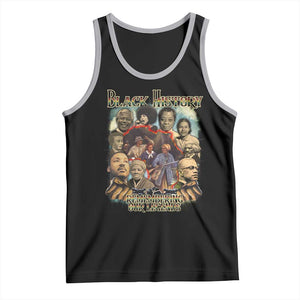 Black History Tank Top Remembering Our Legends Martin Malcolm Harriet Rosa Frederick TS09 Black Athletic Heather Print Your Wear