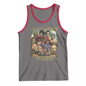 Black History Tank Top Remembering Our Legends Martin Malcolm Harriet Rosa Frederick TS09 Deep Heather Red Print Your Wear