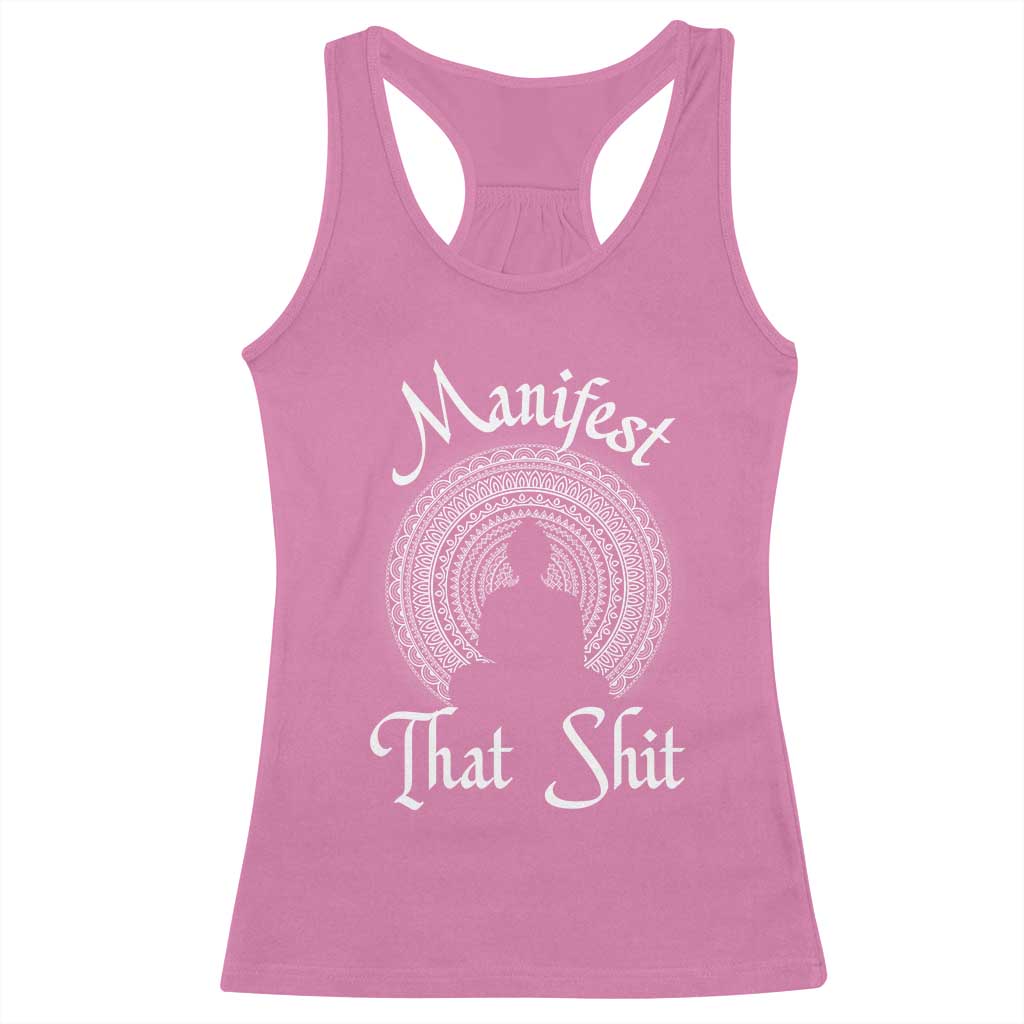 Law Of Attraction Racerback Tank Top Manifest That Shit TS09 Azalea Print Your Wear