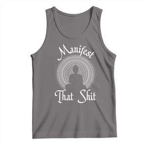 Law Of Attraction Tank Top Manifest That Shit TS09 Deep Heather Print Your Wear