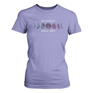 Manifest That Shit T Shirt For Women Law Of Attraction Manifesting TS09 Violet Print Your Wear
