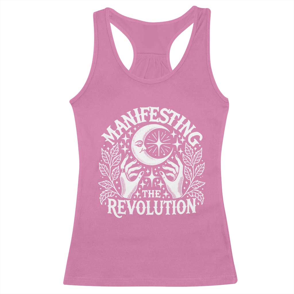 Manifesting The Revolution Racerback Tank Top TS09 Azalea Print Your Wear
