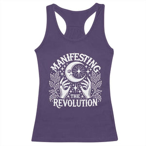 Manifesting The Revolution Racerback Tank Top TS09 Purple Print Your Wear