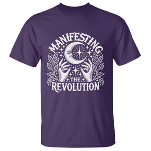 Manifesting The Revolution T Shirt TS09 Purple Print Your Wear