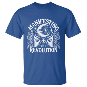 Manifesting The Revolution T Shirt TS09 Royal Blue Print Your Wear