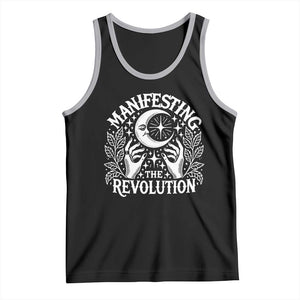 Manifesting The Revolution Tank Top TS09 Black Athletic Heather Print Your Wear