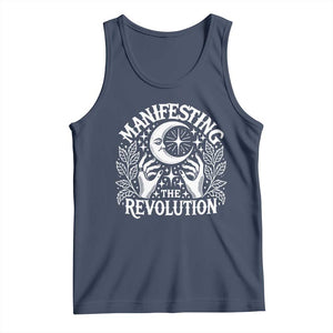 Manifesting The Revolution Tank Top TS09 Navy Print Your Wear