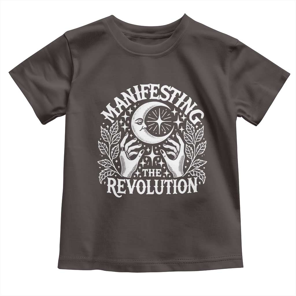 Manifesting The Revolution Toddler T Shirt TS09 Dark Chocolate Print Your Wear