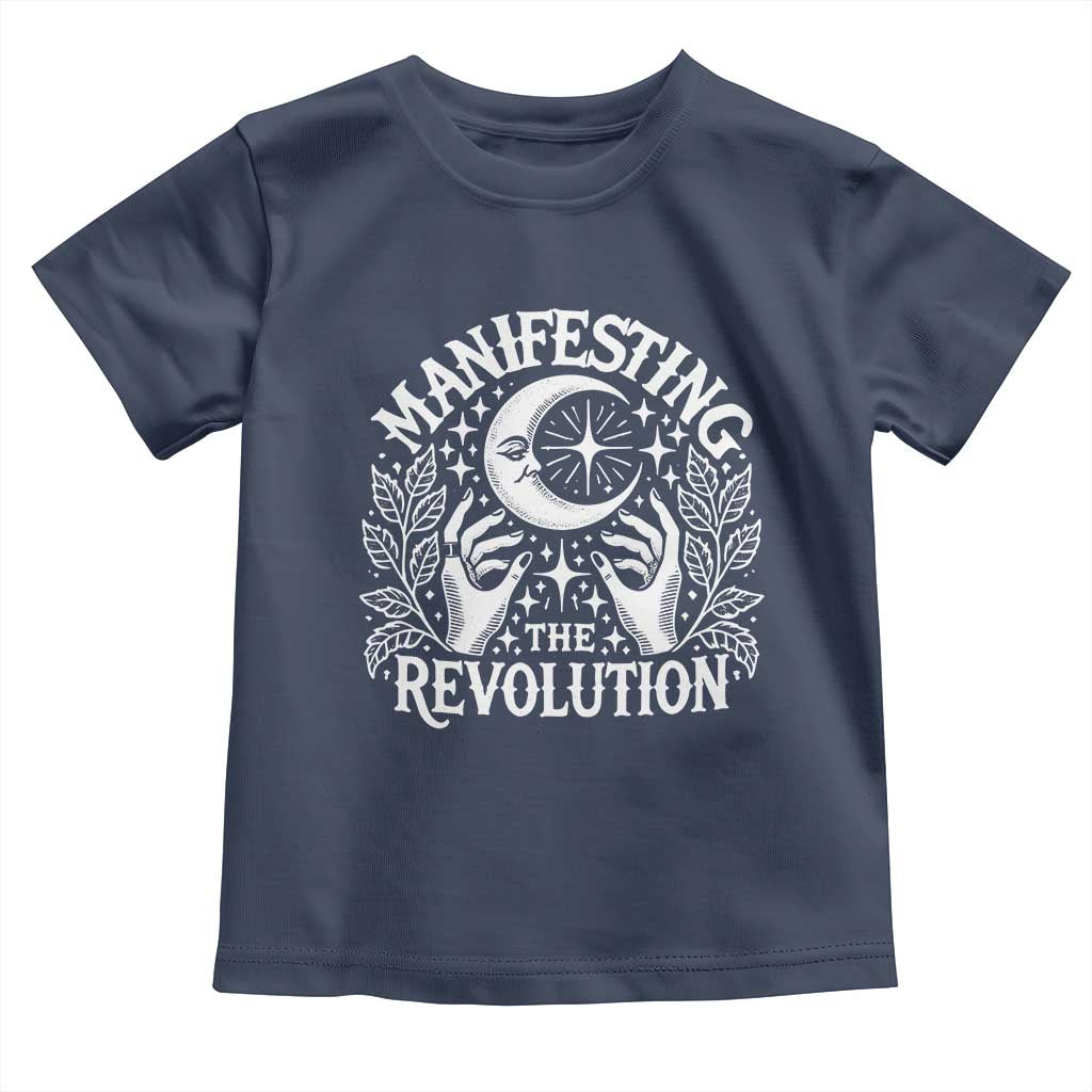 Manifesting The Revolution Toddler T Shirt TS09 Navy Print Your Wear