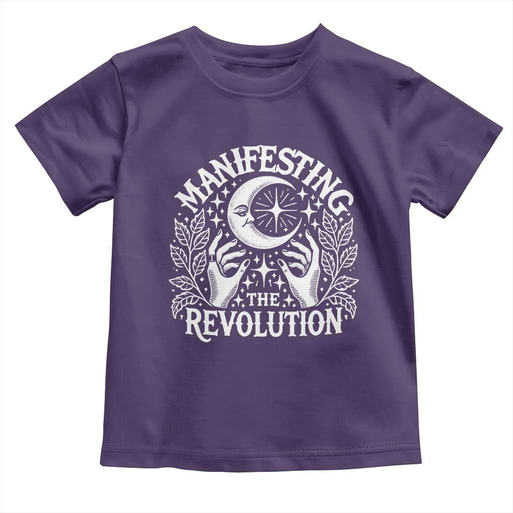 Manifesting The Revolution Toddler T Shirt TS09 Purple Print Your Wear