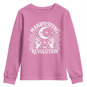 Manifesting The Revolution Youth Sweatshirt TS09 Azalea Print Your Wear