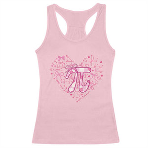 Coquette Pi Day Racerback Tank Top Cute Girl Math TS09 Light Pink Print Your Wear
