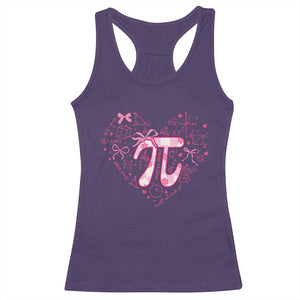 Coquette Pi Day Racerback Tank Top Cute Girl Math TS09 Purple Print Your Wear
