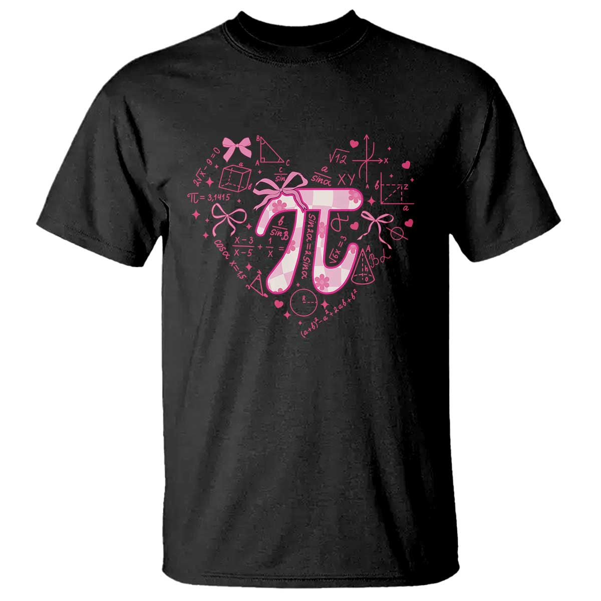 Coquette Pi Day T Shirt Cute Girl Math TS09 Black Print Your Wear