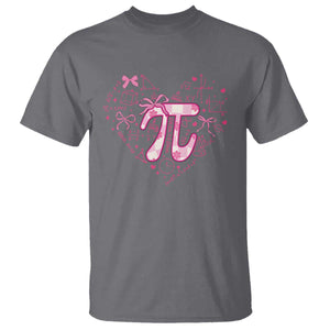 Coquette Pi Day T Shirt Cute Girl Math TS09 Charcoal Print Your Wear