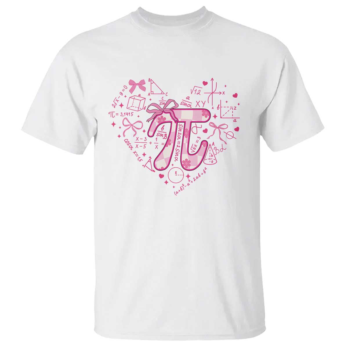 Coquette Pi Day T Shirt Cute Girl Math TS09 White Print Your Wear