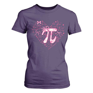 Coquette Pi Day T Shirt For Women Cute Girl Math TS09 Purple Print Your Wear