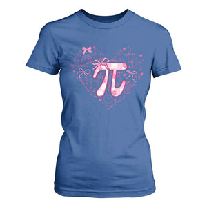 Coquette Pi Day T Shirt For Women Cute Girl Math TS09 Royal Blue Print Your Wear